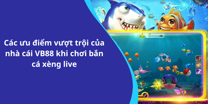 Các ưu điểm vượt trội của nhà cái VB88 khi chơi bắn cá xèng live