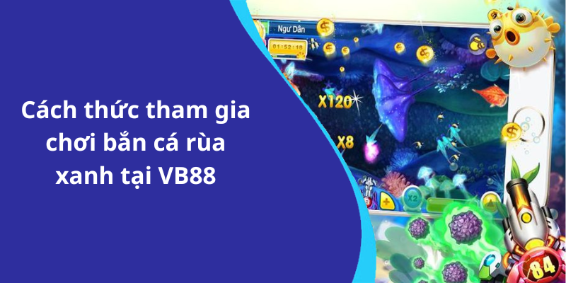 Cách thức tham gia chơi bắn cá rùa xanh tại VB88